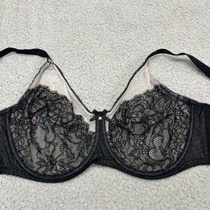 Wacoal Bra 42D Full Coverage 855186 Retro Chick Lace Underwire
